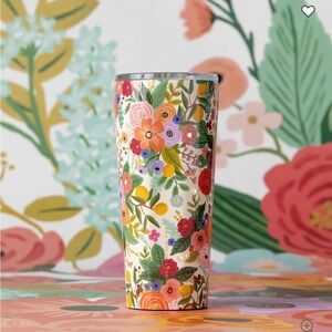 Floral Stainless Tumbler - Colorful Garden Print